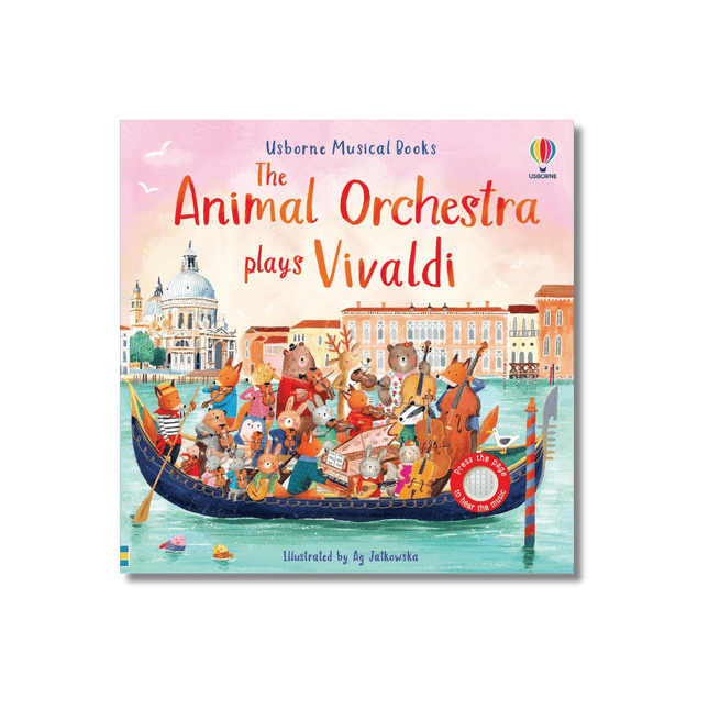 orchestra animalelor canta pe o gondola in venetia