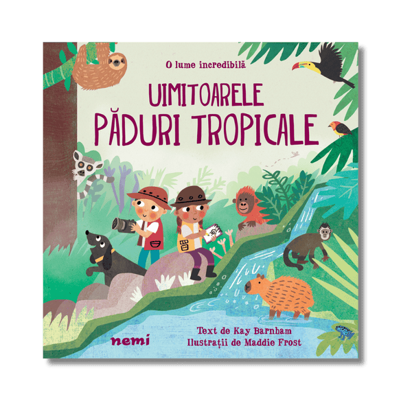 Uimitoarele păduri tropicale - Carte educativă în limba română