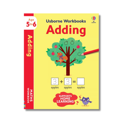 ilustratie cu animale invatand adunarea - 5-6 ani