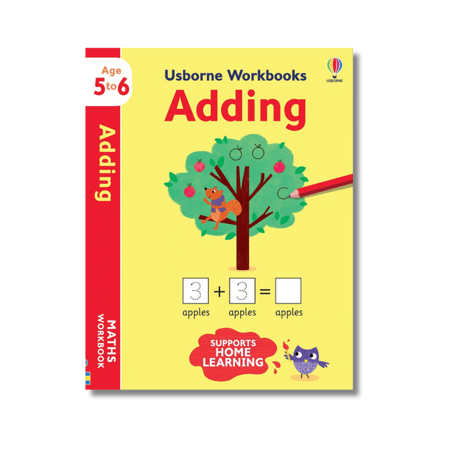 ilustratie cu animale invatand adunarea - 5-6 ani