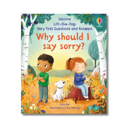 coperta cartii cu clapete Why_should_I_say_sorry cu 2 copii suparati