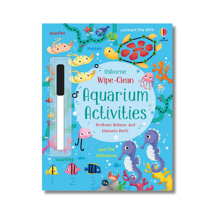 coperta wipe clean aquarium cu animale marine