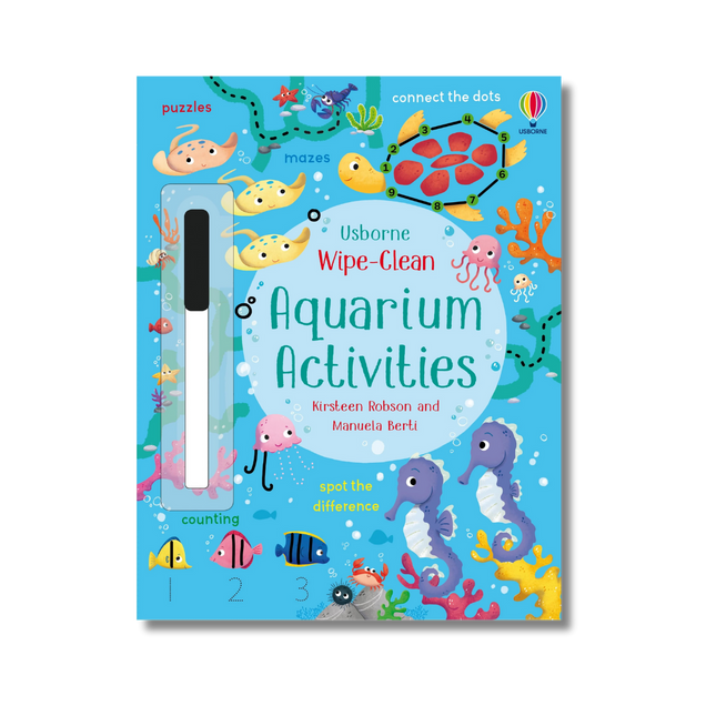 coperta wipe clean aquarium cu animale marine