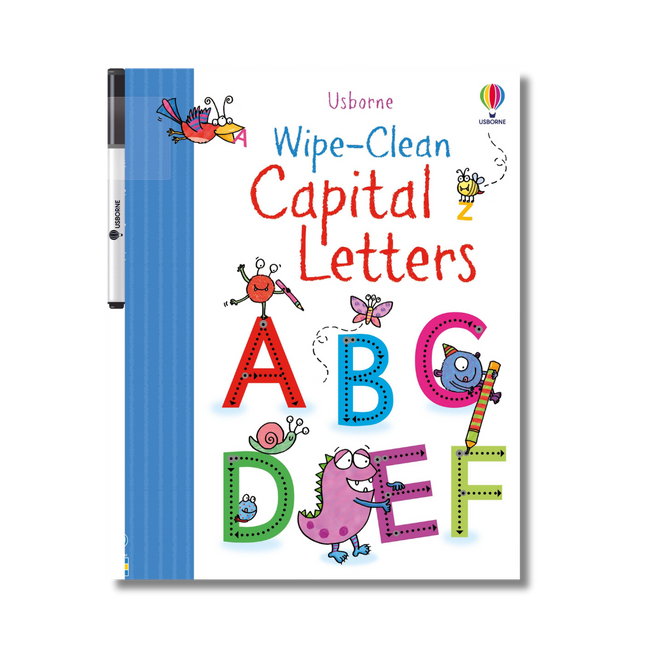 carte scrie si sterge Usborne Capital letters - miniLama