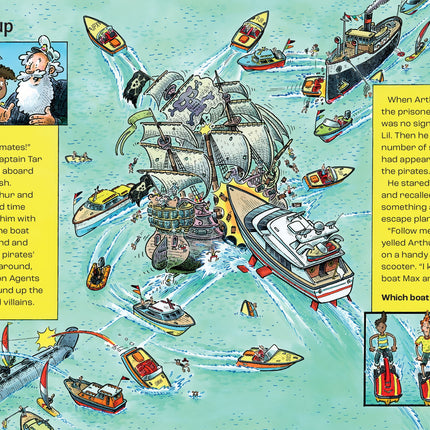 A patra pagina a cartii Agent Arthur on the Stormy Seas