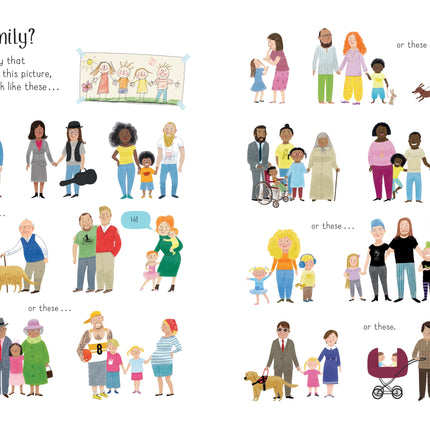 A doua pagina a cartii All About Families