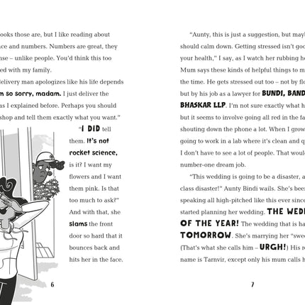 A doua pagina a cartii Anisha, Accidental Detective 