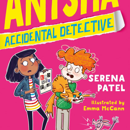 Coperta cartii Anisha, Accidental Detective 