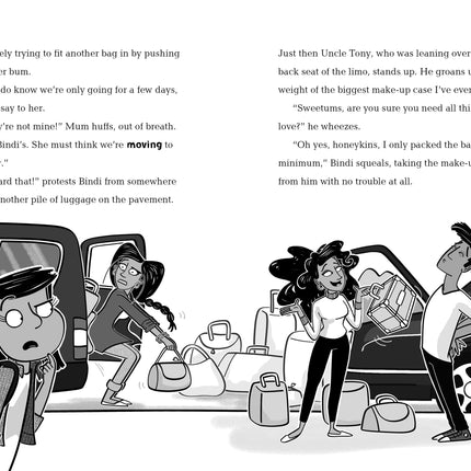 A patra pagina a cartii Anisha, Accidental Detective: Granny Trouble