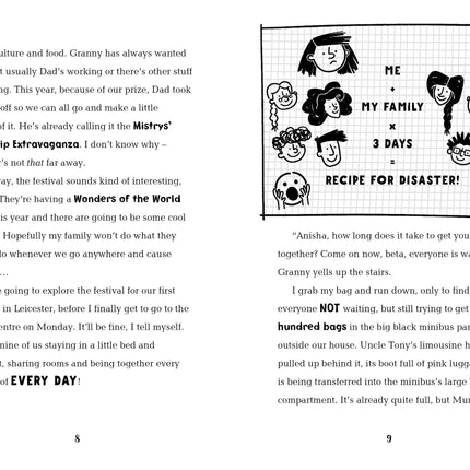 A treia pagina a cartii Anisha, Accidental Detective: Granny Trouble