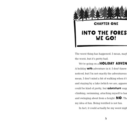 Prima pagina a cartii Anisha, Accidental Detective: Holiday Adventure