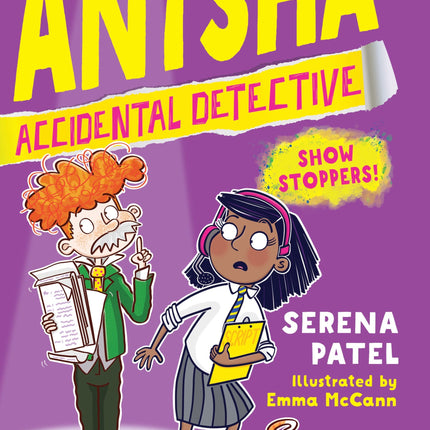 Coperta cartii Anisha, Accidental Detective: Show Stoppers