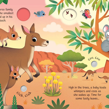 A doua pagina a cartii Baby Animal Sounds