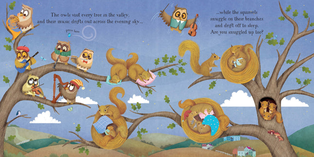 Prima pagina a cartii Baby's Bedtime Music Book