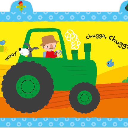 A doua pagina a cartii Baby's Very First Noisy Book Farm