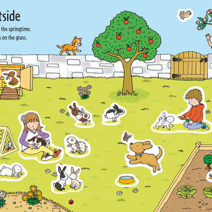 A patra pagina a cartii Big Sticker Book of Animals 