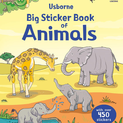 Coperta cartii Big Sticker Book of Animals 