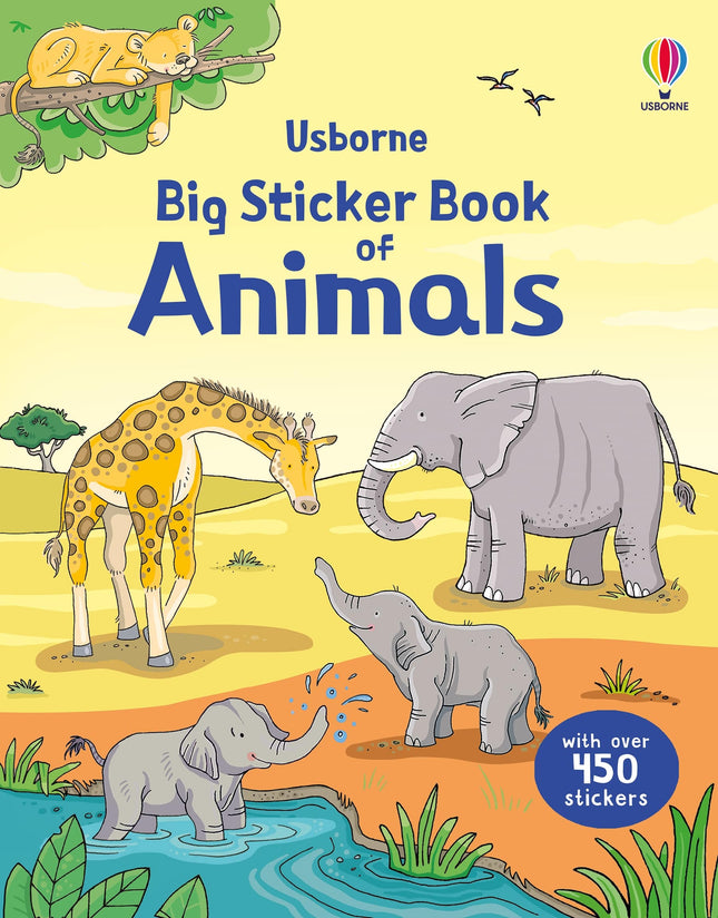 Coperta cartii Big Sticker Book of Animals 
