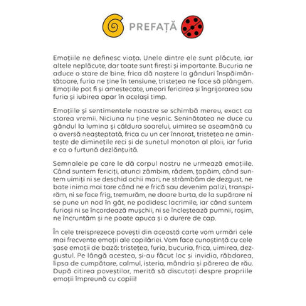 A treia pagina a cartii Bobiță și Buburuză - Poveştile emoțiilor 