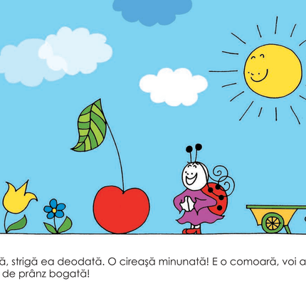 A sasea pagina a cartii Bobiţă şi Buburuză