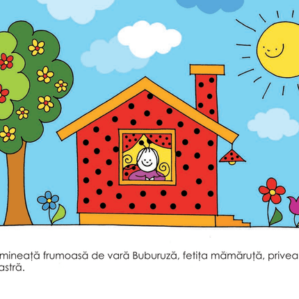 A treia pagina a cartii Bobiţă şi Buburuză