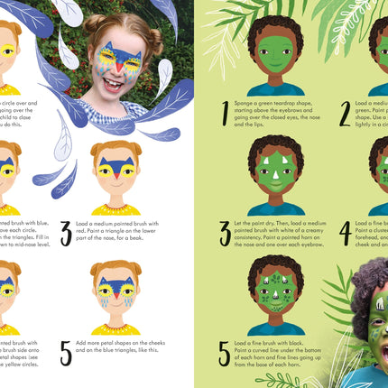 A patra pagina a cartii Book of Face Painting