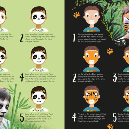 A treia pagina a cartii Book of Face Painting