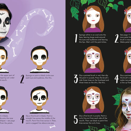 Prima pagina a cartii Book of Face Painting