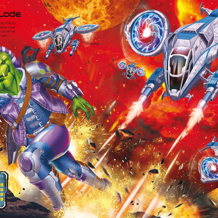 A sasea pagina a cartii Build Your Own Aliens and Space Warriors Sticker Book