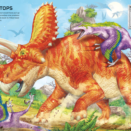 A cincea pagina cartii Build Your Own Dinosaurs and T. Rex