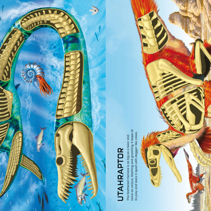 A doua pagina cartii Build Your Own Dinosaurs and T. Rex