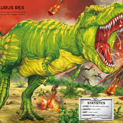 A treia pagina cartii Build Your Own Dinosaurs and T. Rex