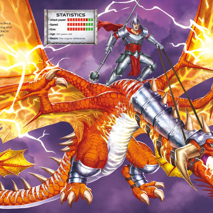 Prima pagina a cartii Build Your Own Dragons and Fantasy Warriors Sticker Book