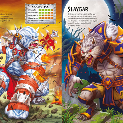 A treia pagina a cartii Build Your Own Monsters and Mythical Beasts Sticker Book