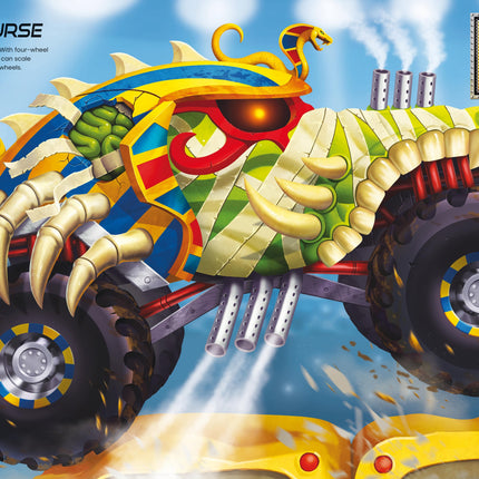 A doua pagina a cartii Build Your Own Super Cars and Monster Trucks