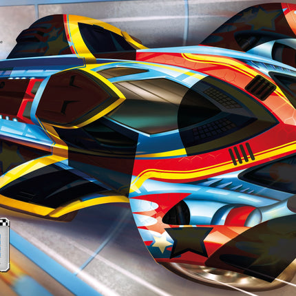 A doua pagina a cartii Build Your Own Supercars Sticker Book