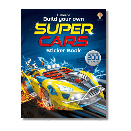 Coperta cartii Build Your Own Supercars Sticker Book