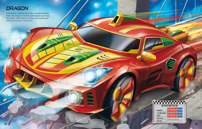 Prima pagina a cartii Build Your Own Supercars Sticker Book