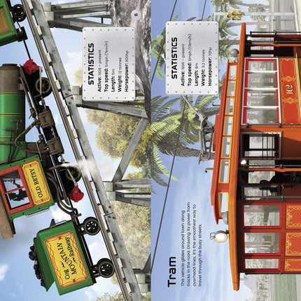 A patra pagina a cartii Build Your Own Trains Sticker Book