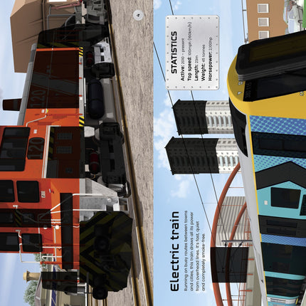 Prima pagina a cartii Build Your Own Trains Sticker Book