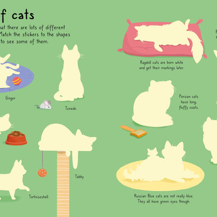 A treia pagina a cartii Little First Stickers Cats and Kittens
