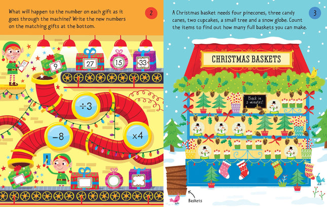 Prima pagina a cartii Christmas Puzzle Pad