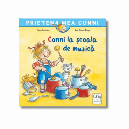 Coperta cartii Conni la școala de muzică
