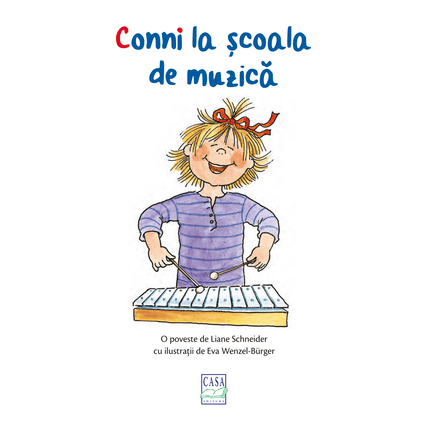 Prima pagina a cartii Conni la școala de muzică