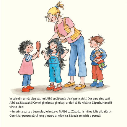 A cincea pagina a cartii Conni și serbarea de la grădiniță