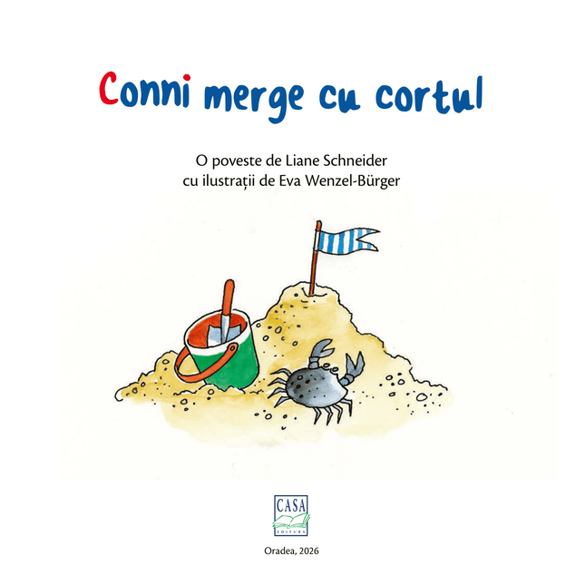 Prima pagina a cartii Conni merge cu cortul