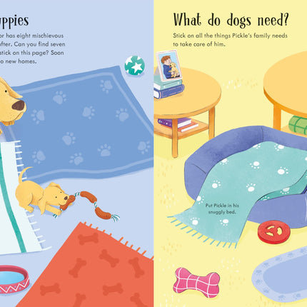 Prima pagina a cartii Dogs and Puppies