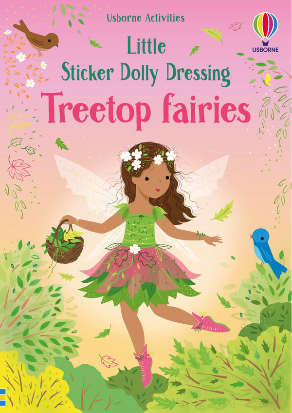 Little Sticker Dolly Dressing Treetop Fairies - Carte cu stickere