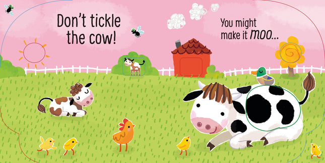 Prima pagina a cartii Don't Tickle the Pig