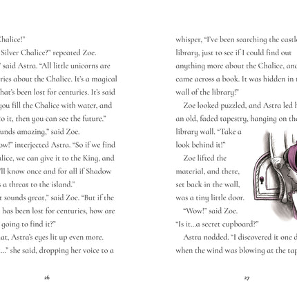 Prima pagina a cartii Fairy Unicorns The Treasure Quest 